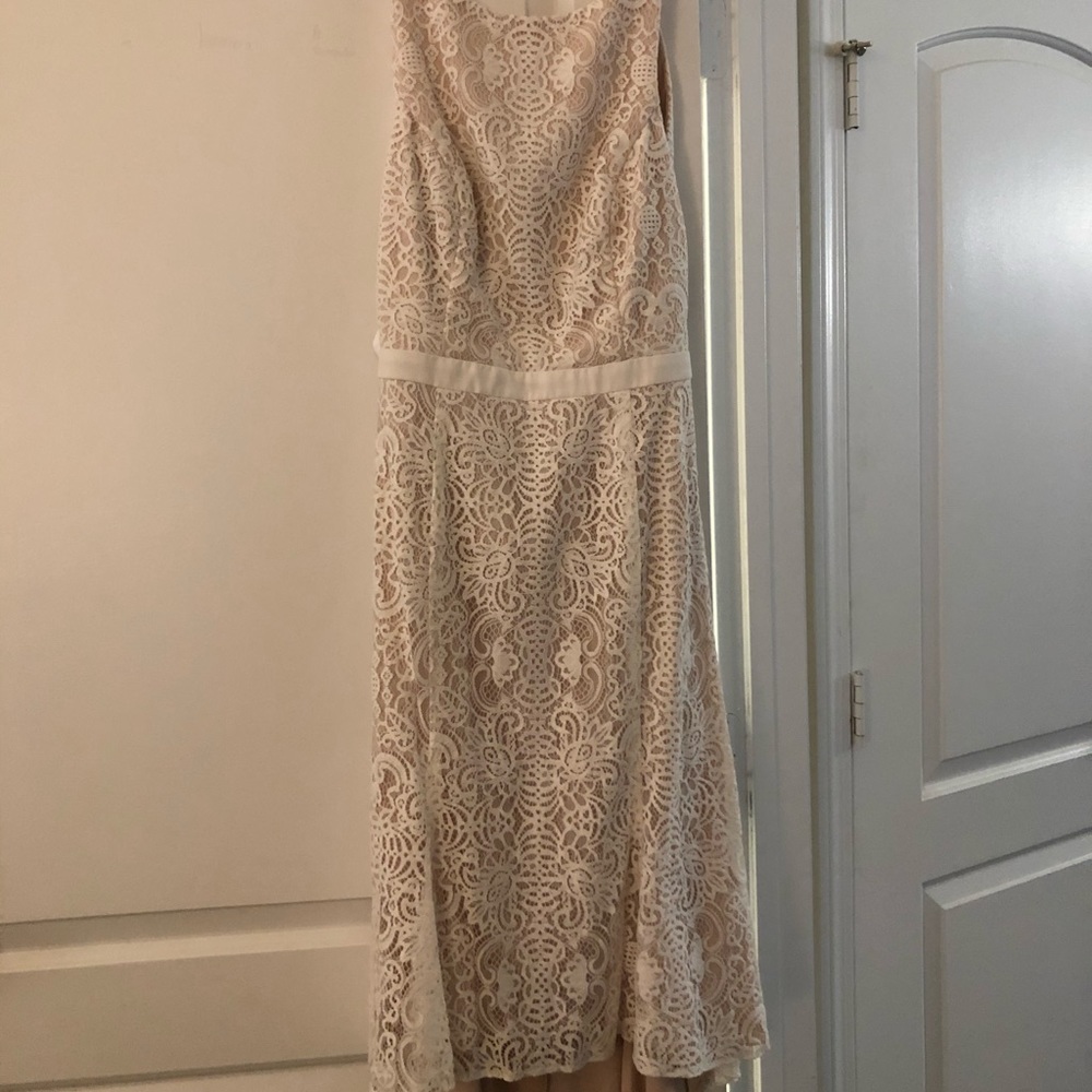 Ivory short wedding dress